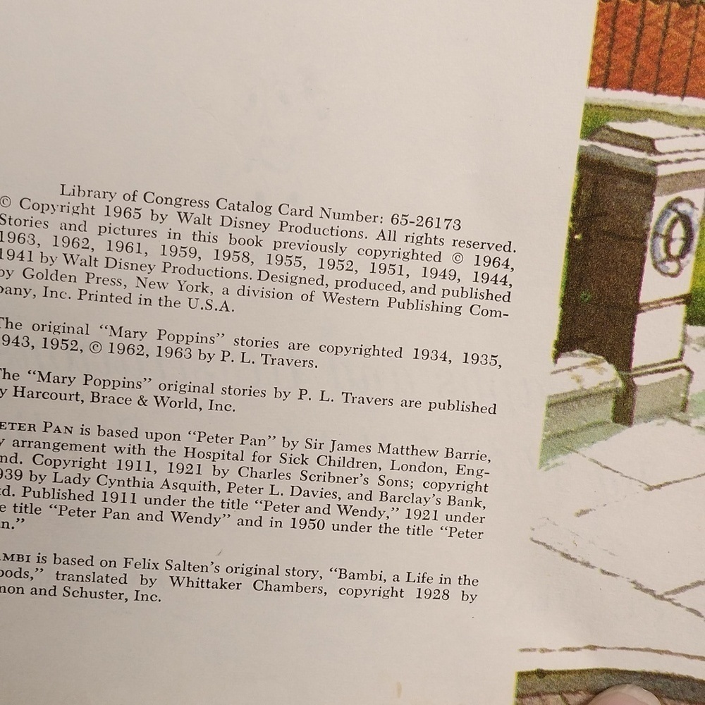 Vintage 1965 Walt Disney stories book - Picture 3 of 12